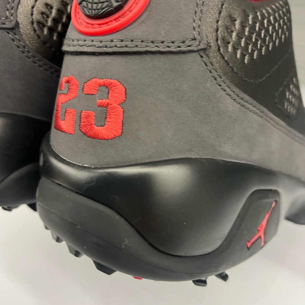 Nike Jordan 9 low hold “charcoal” golf fj5934-002 Sneakers new no box - Picture 6 of 10